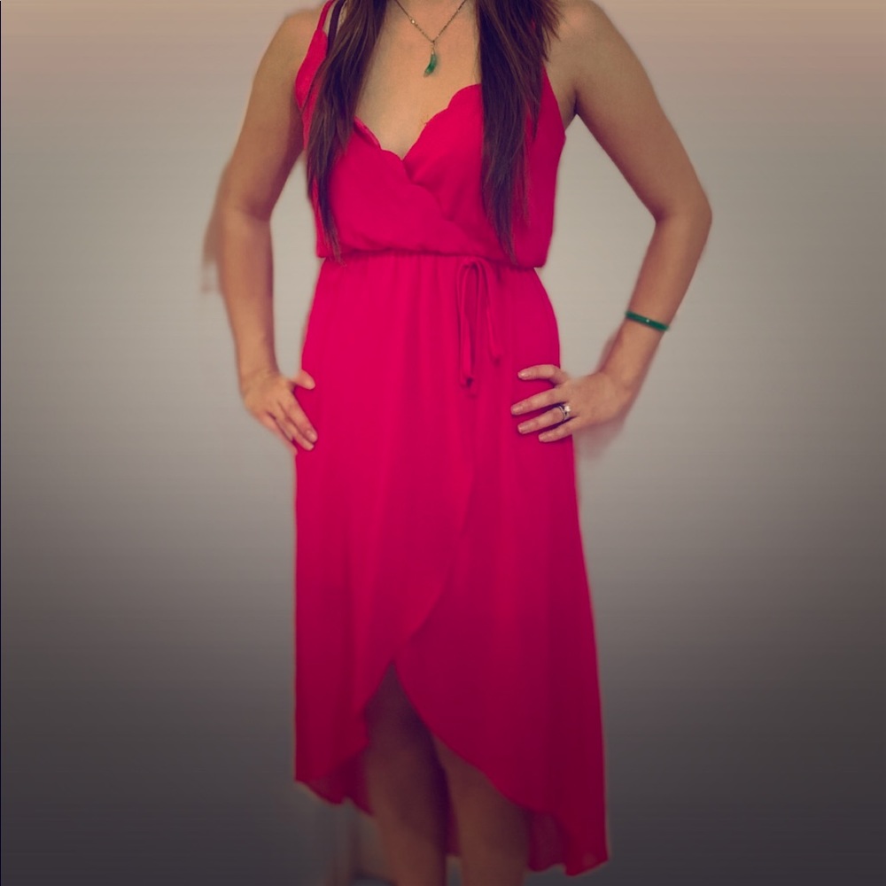 Hot pink I. N. San Francisco juniors dress